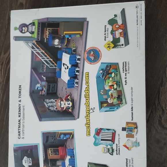 McFarlane Toys South Park Cartman Kenny & Token & Cartman's Basement Set - Picture 8 of 12
